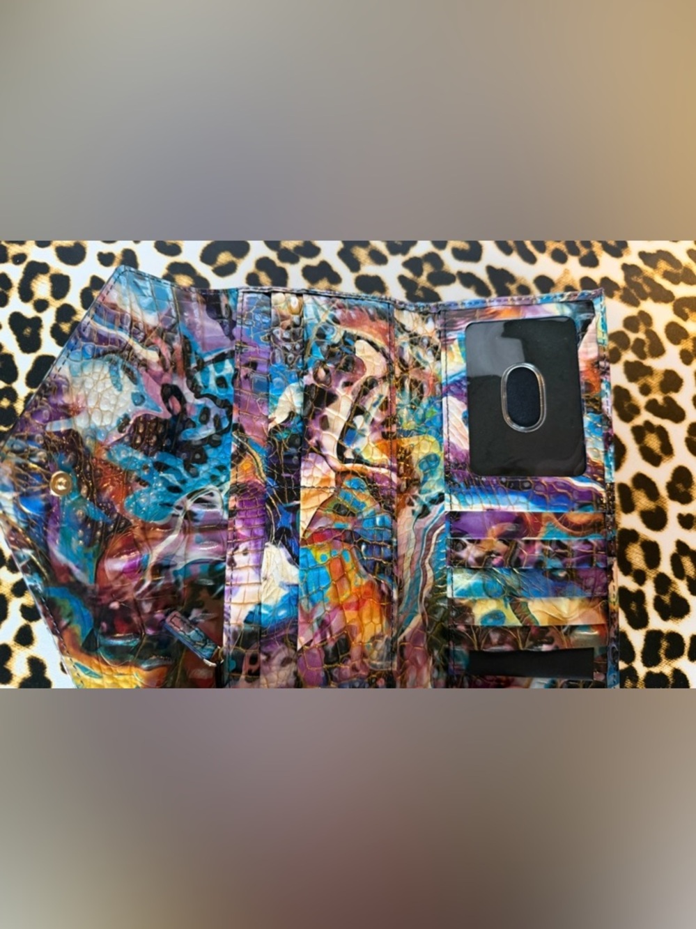 Brahmin Veronica Euphoria Melbourne Genuine NWT Animal Print Colorful price firm